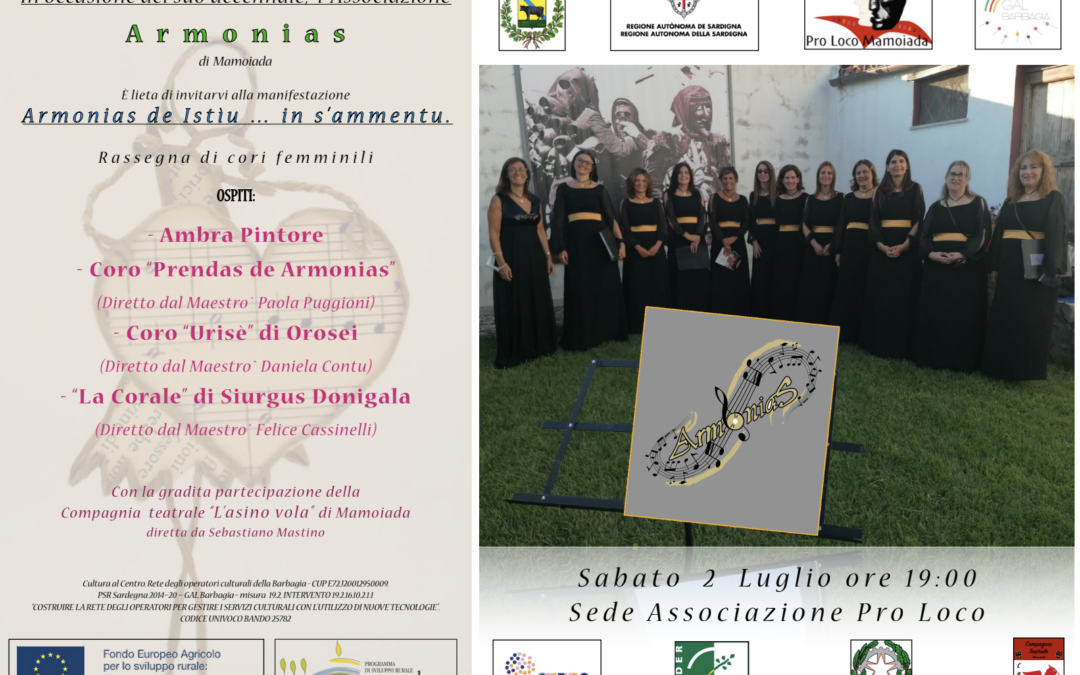Armonias de Istiu – in S’ammentu